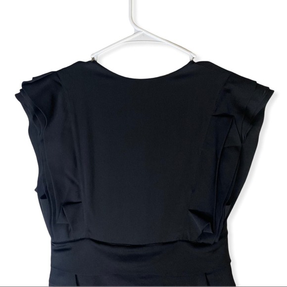 Robert Rodriguez Ruffle Zip Front Sleeveless Mini Dress sz 0 Bodycon - Picture 10 of 15